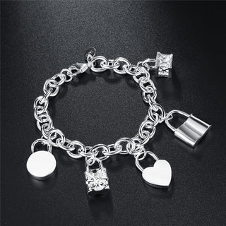 2023 New 925 Sterling Silver Lock Bracelet Women's Classic Design